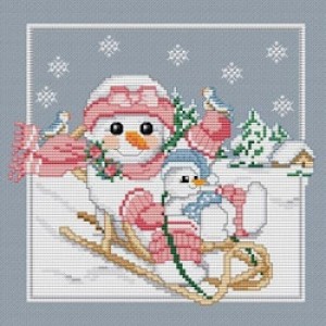 Counted Cross Stitch Charts -  Snow Baby's Big Sister